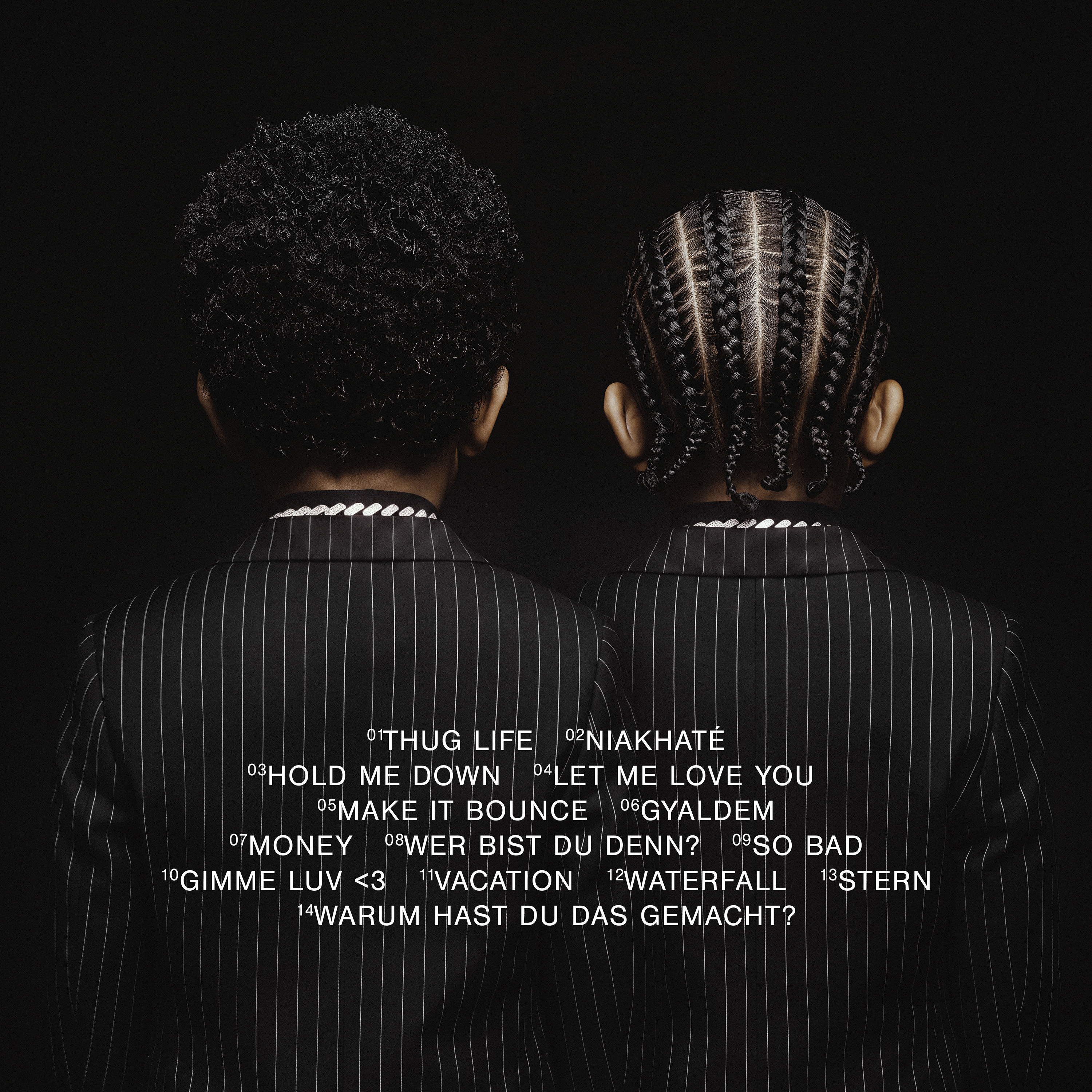 Starboyz Albumrückseite mit Tracklist